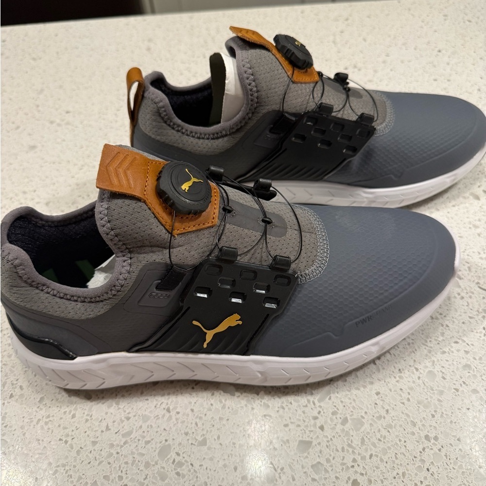 Puma Ignite Brand New With Tags Men’s Gray and Brown Low-Top Sneakers